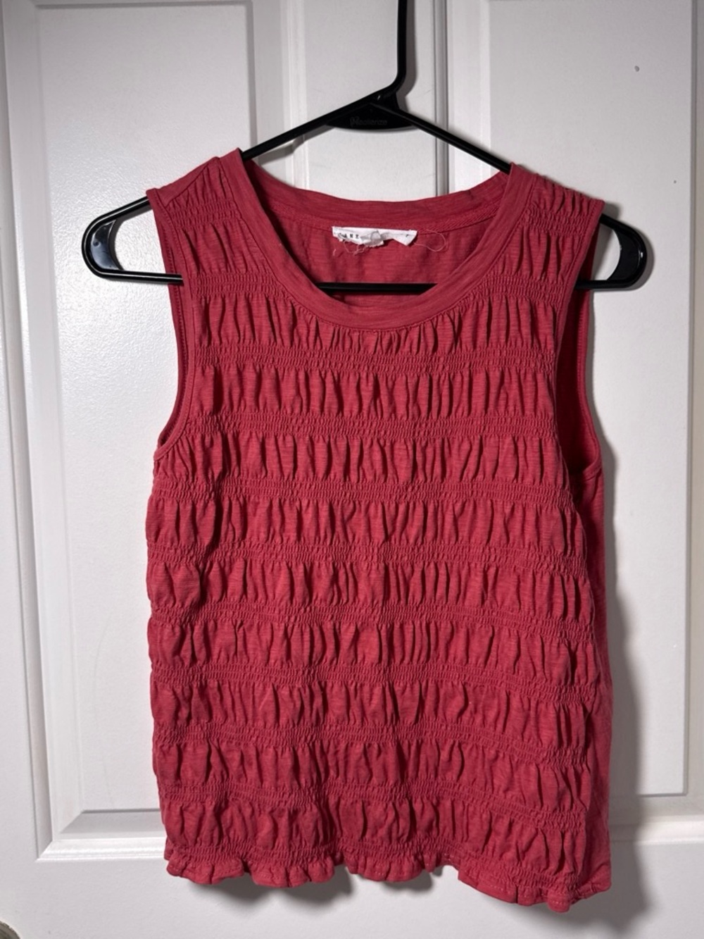 Jane and Delancey Textured Sleeveless Tank - Rose Pink